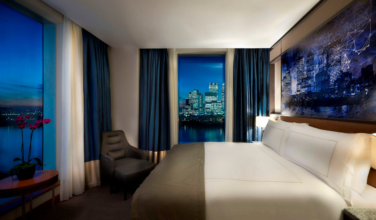A luxury room at the InterContinental London - The O2 on Greenwich Peninsula